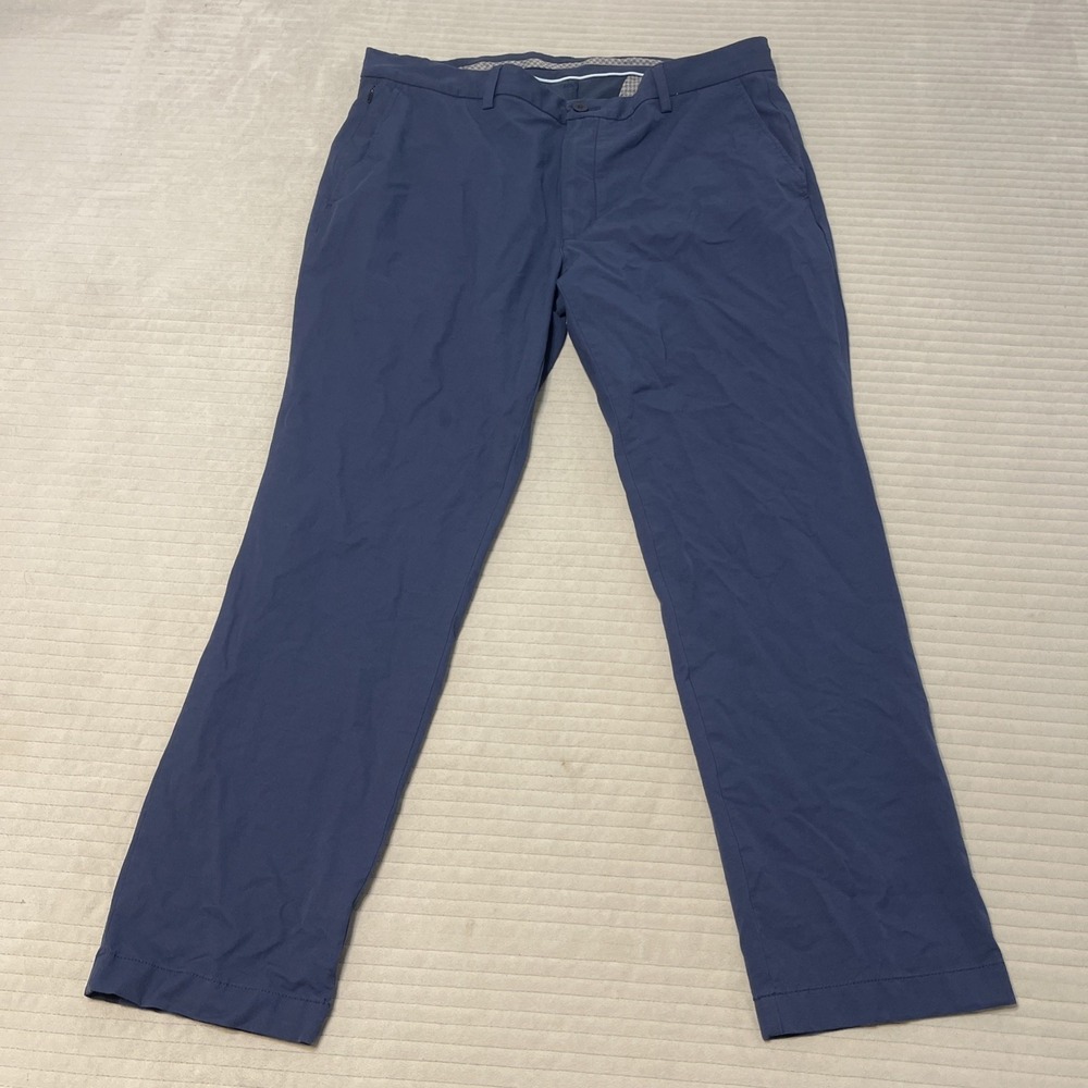 Vineyard Vines OTG Pants Mens 38x30 Blue On The Go Pant Performance Golf Flex